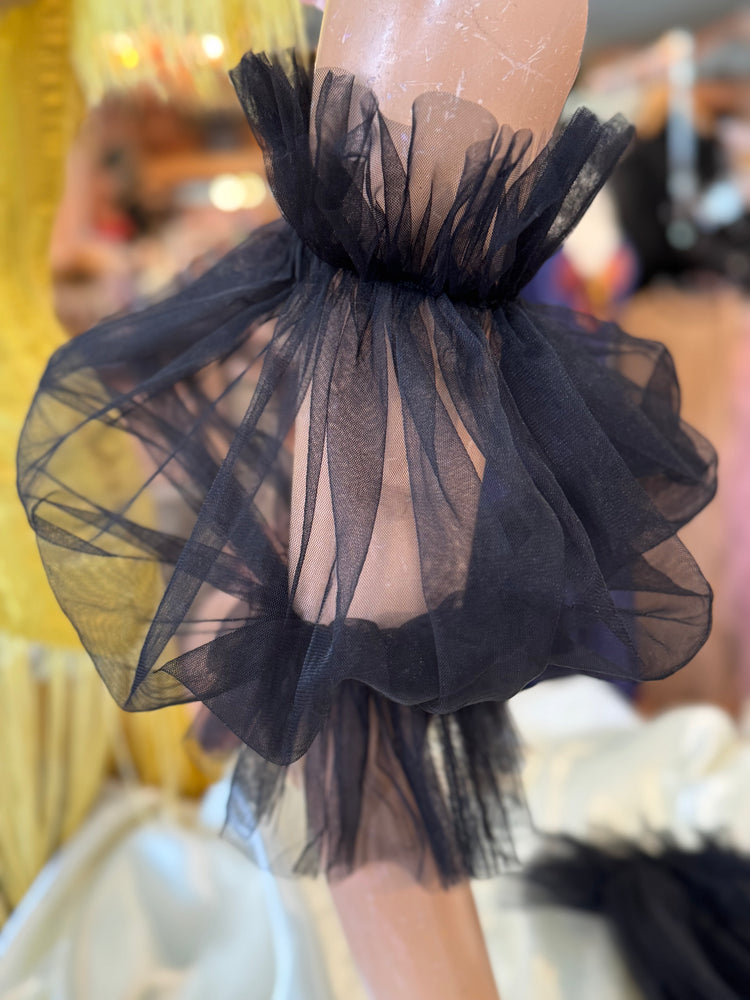 Tulle sleeves