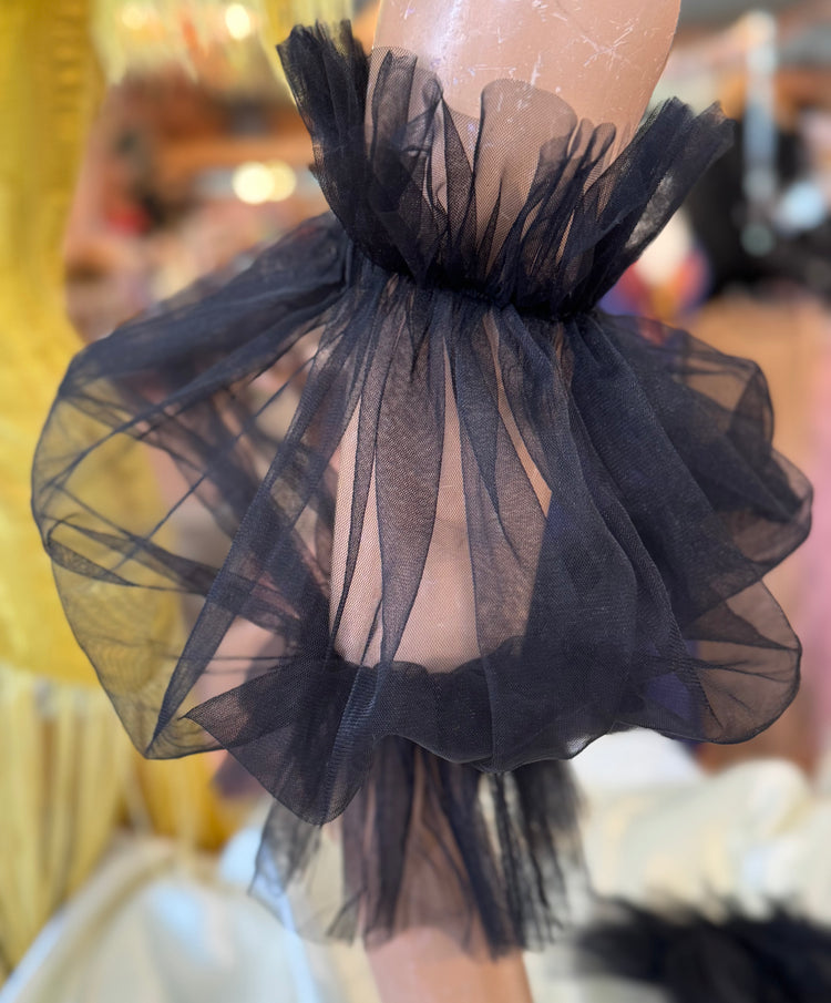 Tulle sleeves