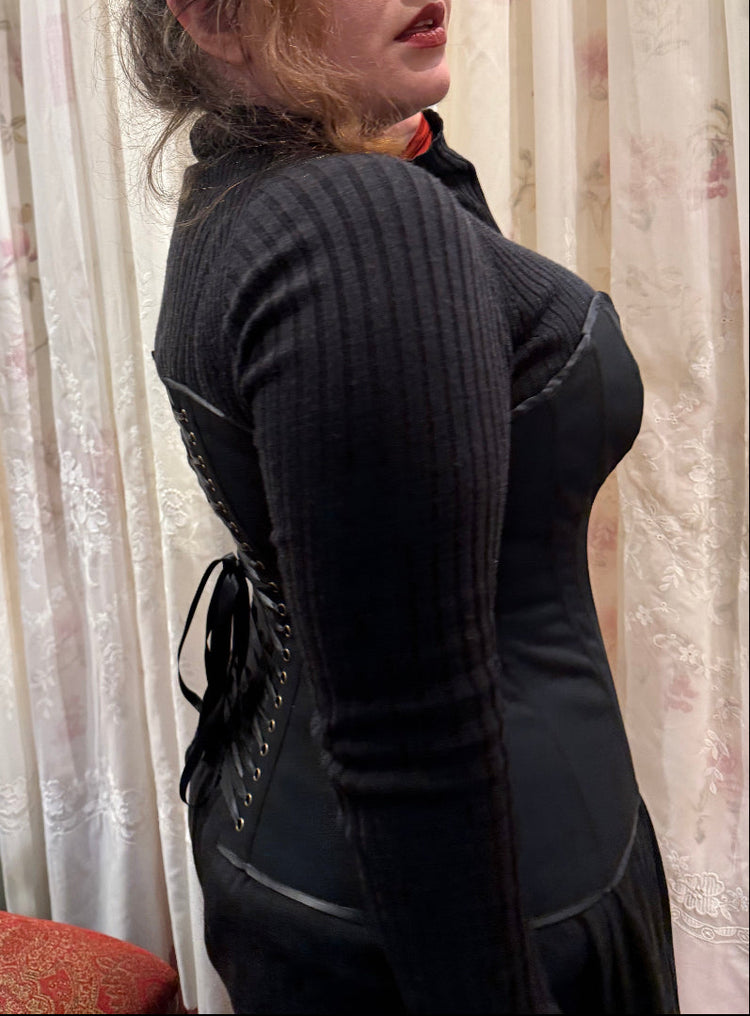 Black Cotton Sateen Eynede