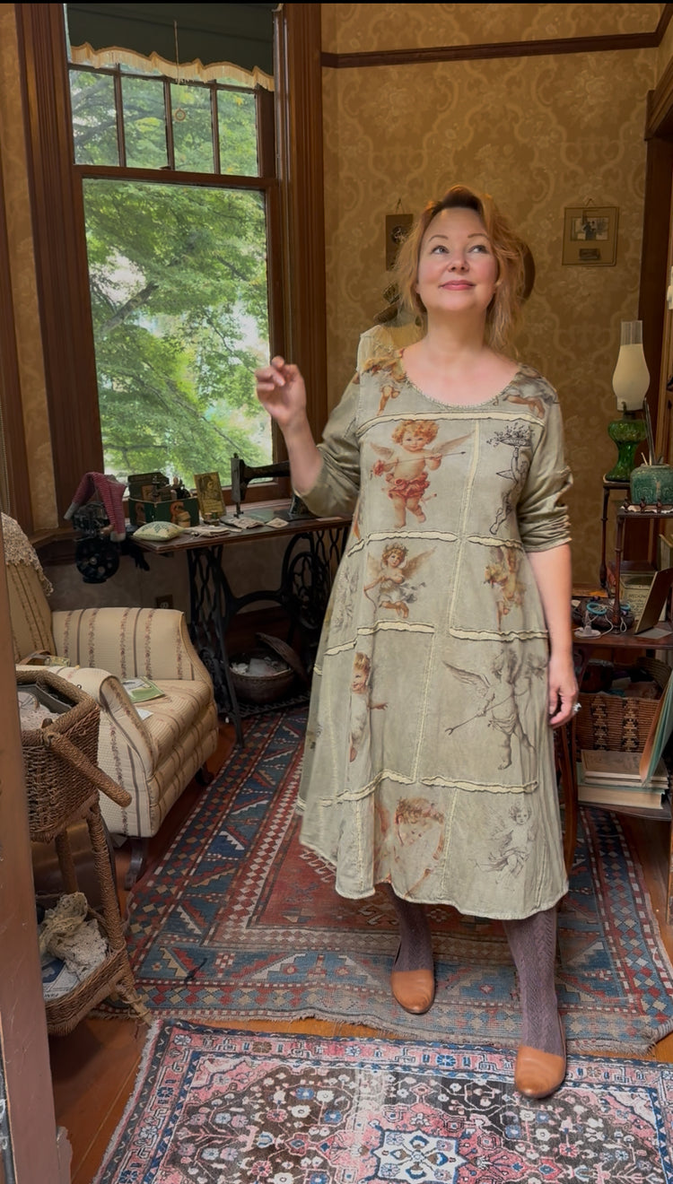 Paper Lace Angel Dress