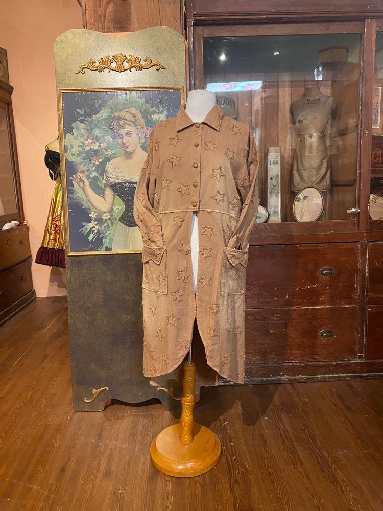 Paper Lace π Star Coat β Tawny Tan Denim