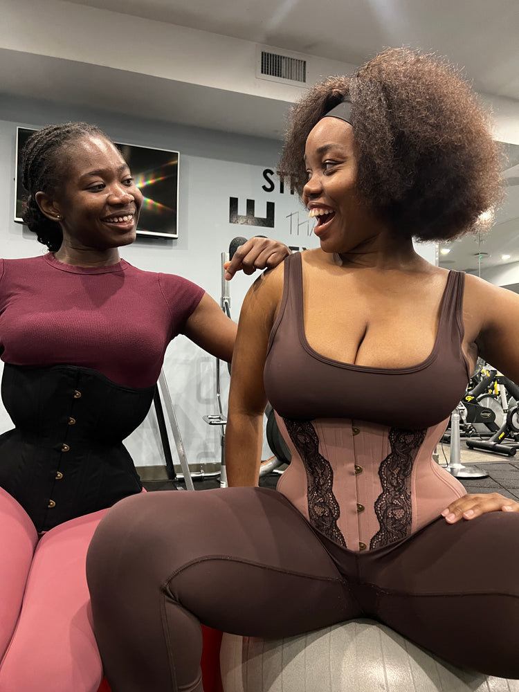 Myrtle Corset Girdle - Nutmeg