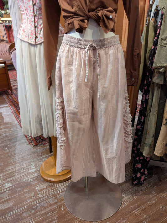 Paper Lace: Pink Stripe Pants