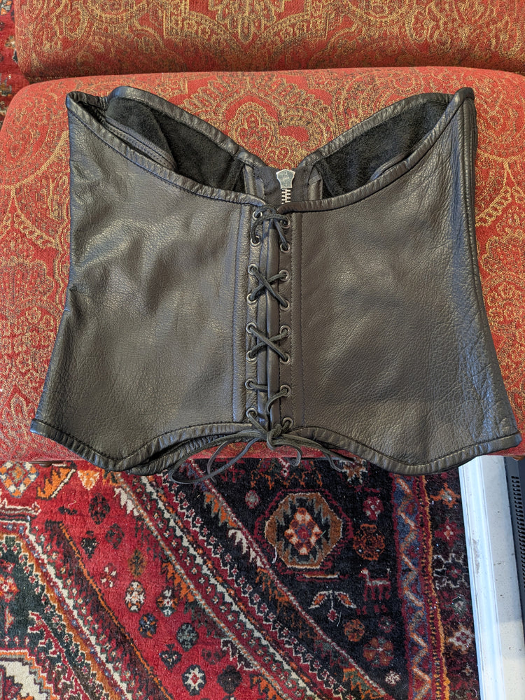 Leather Merry Widow Bustier 38C
