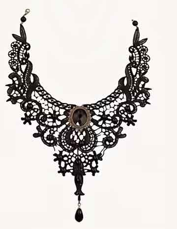 Lace Necklace Collection: Black Lace