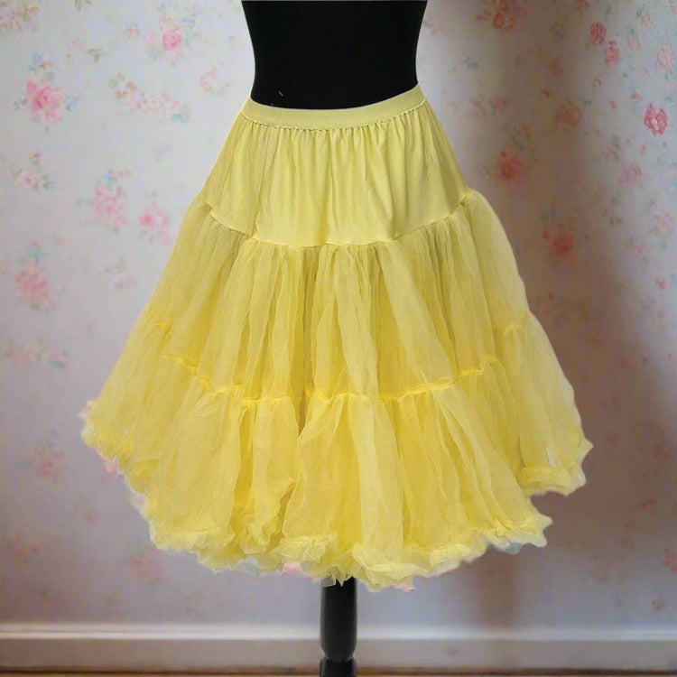 Petticoat Crinoline Skirt: Candlelight / M / L