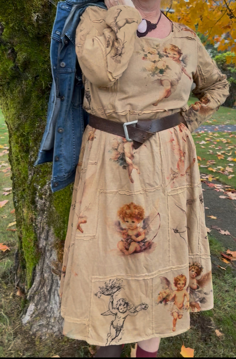 Paper Lace Angel Dress