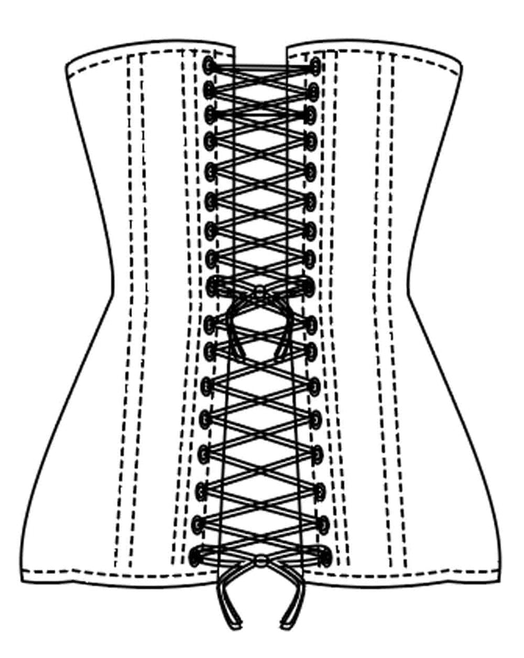 cincher line art