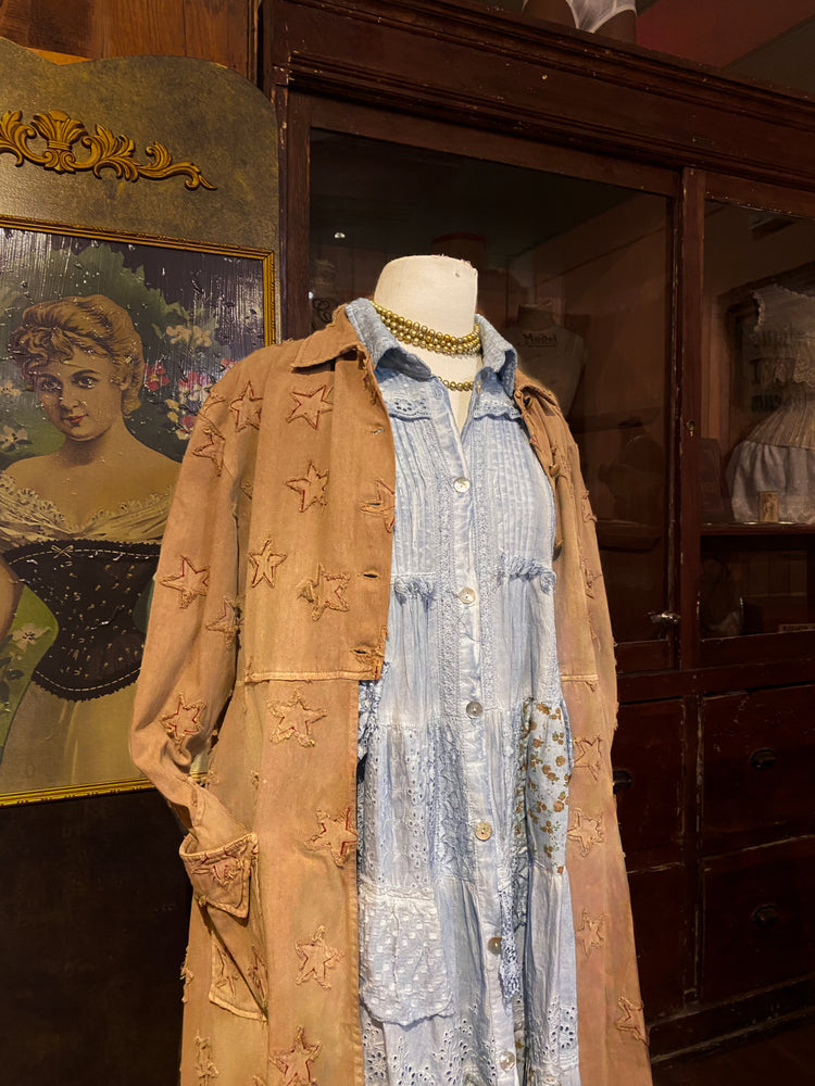 Paper Lace π Star Coat β Tawny Tan Denim