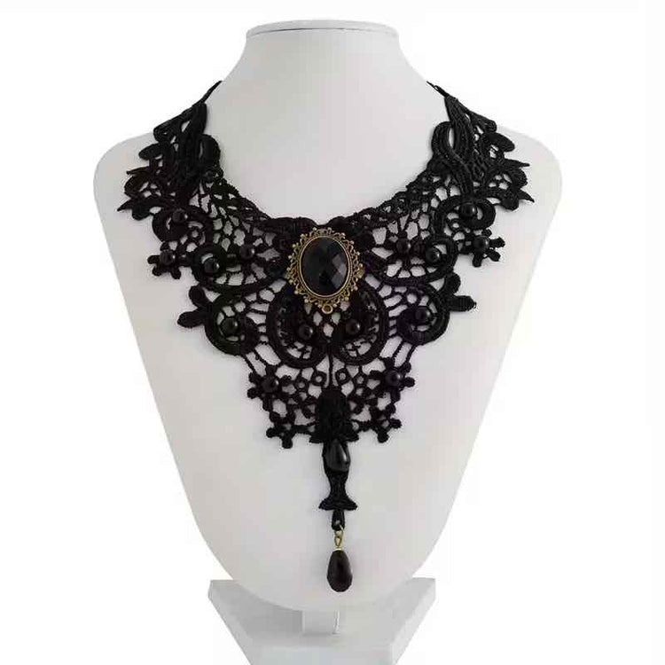 Lace Necklace Collection: Black Lace