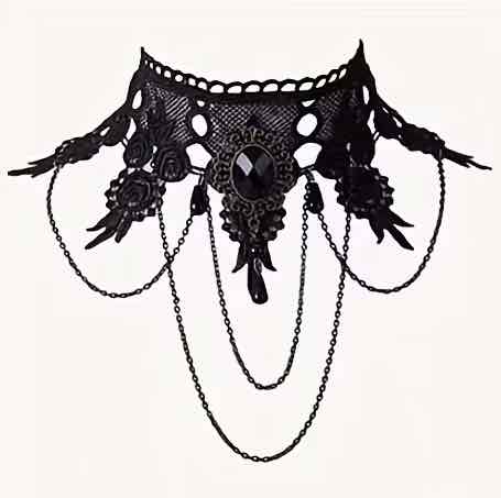 Lace Necklace Collection: Black Lace
