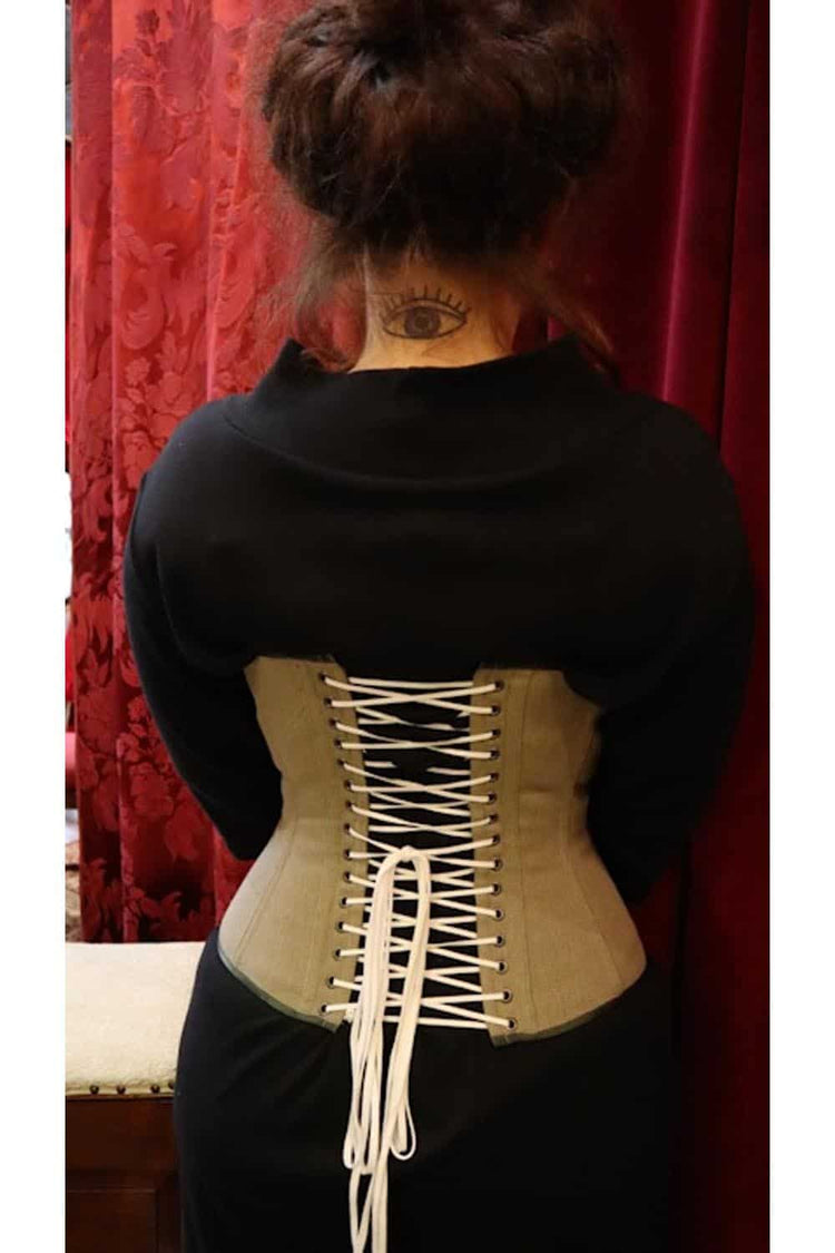 Cincher Corset - Sage Coutil