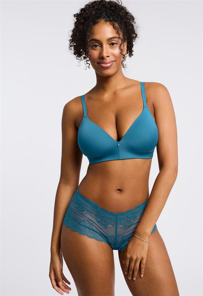 Lace Cheeky Panty - Surf