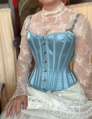 Antique Ivory Floral Lace Blouse