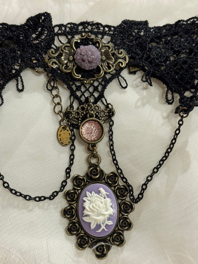 Lace Necklace Collection: Black Lace