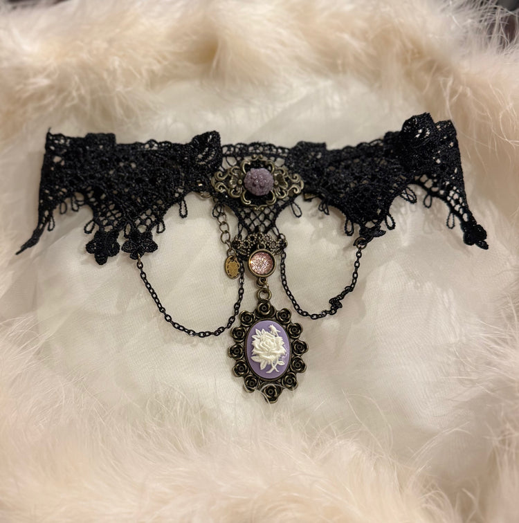 Lace Necklace Collection: Black Lace