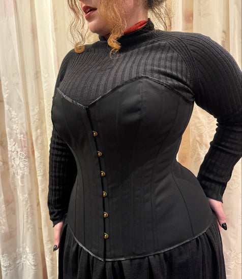 Black Cotton Sateen Eynede