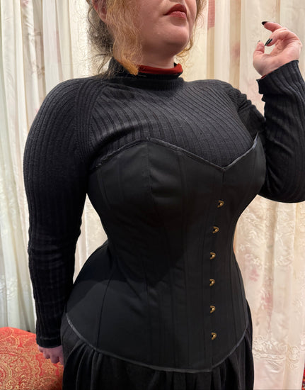 Black Cotton Sateen Eynede