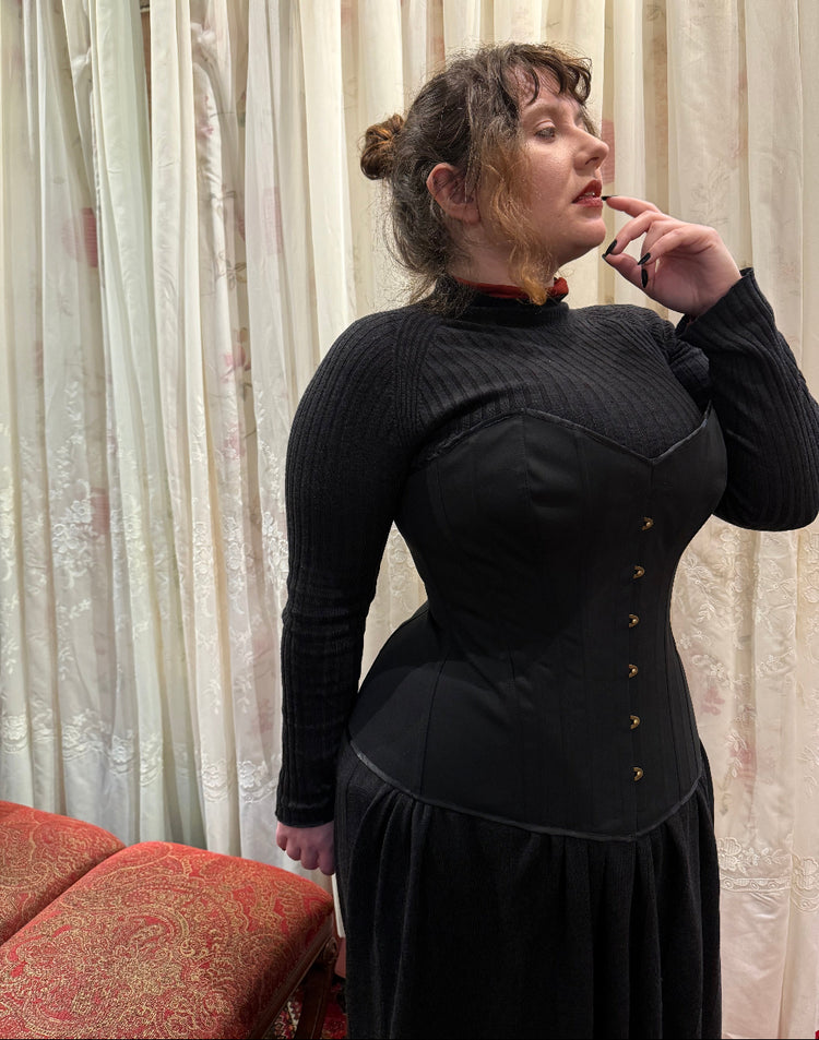 Black Cotton Sateen Eynede