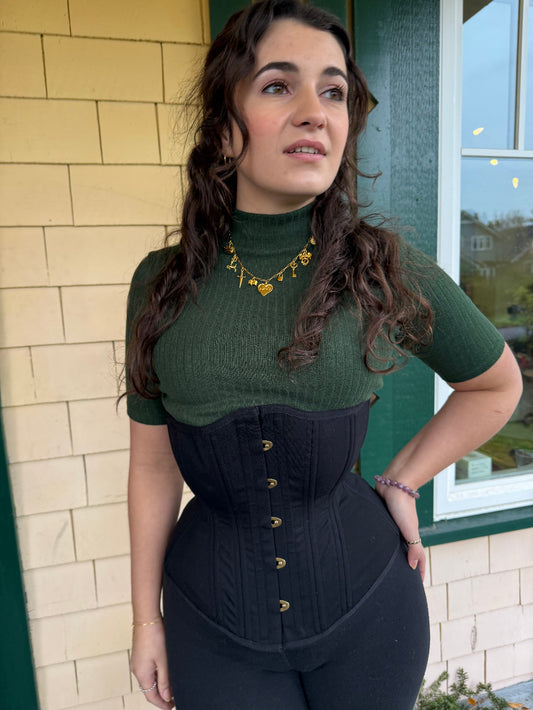 Zoya with a green top