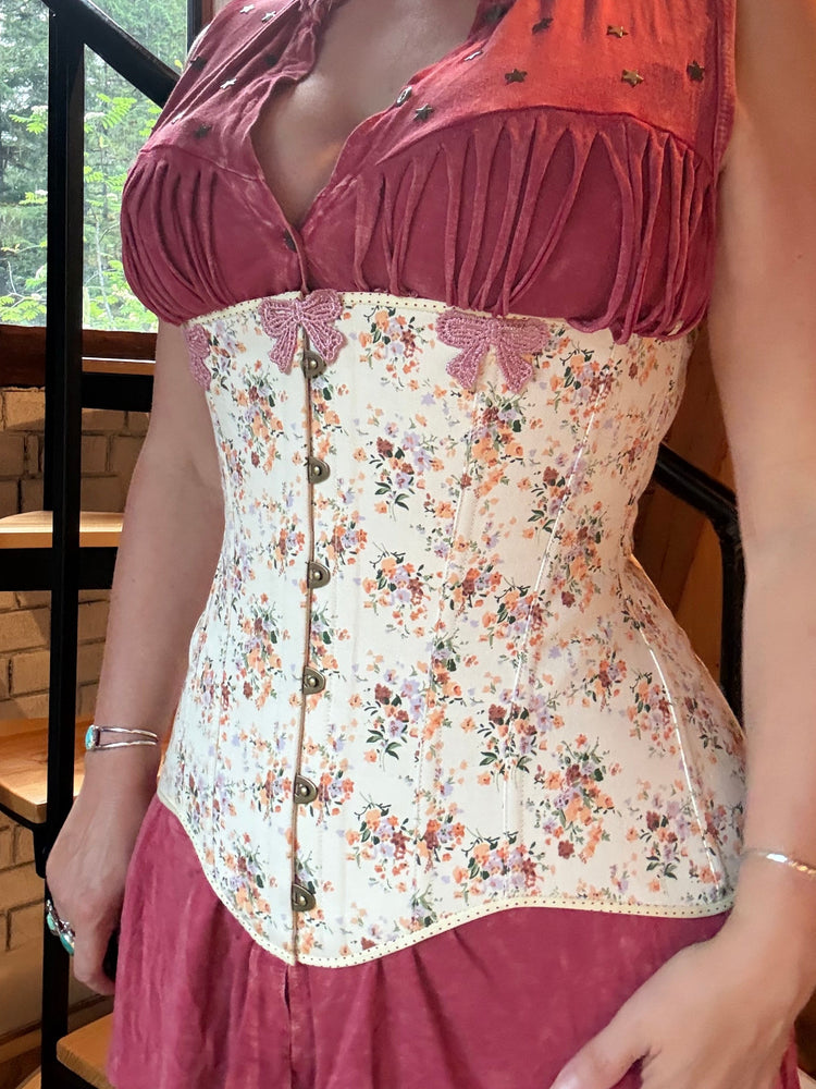 Edwardian Corset  - Ivory Rose