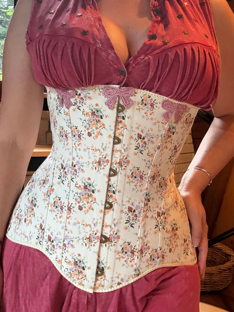 Edwardian Corset  - Ivory Rose