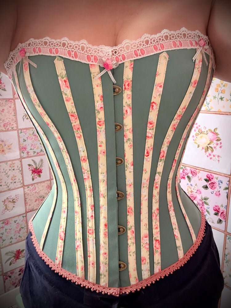Sibelle Corset - Mint Floral