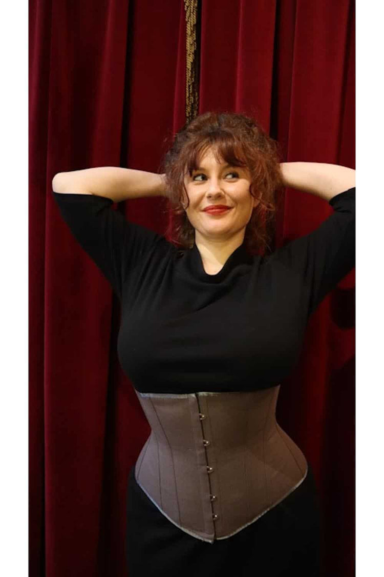 Cincher Corset - Earl Grey Coutil