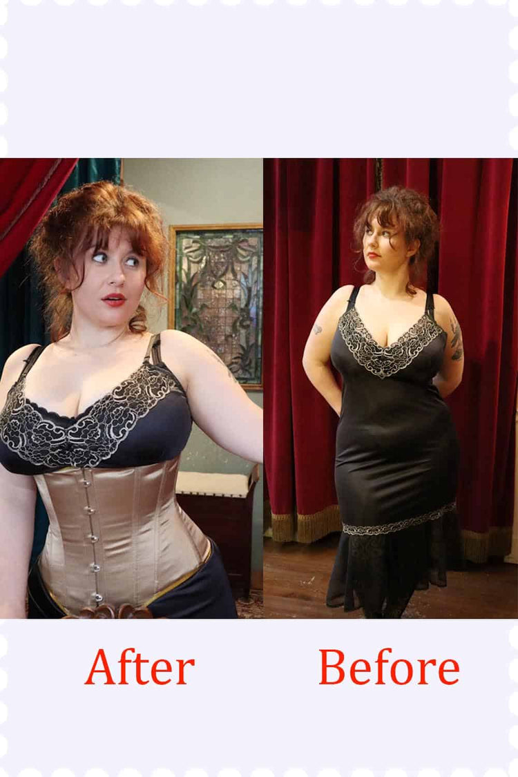 Cincher Corset - Earl Grey Coutil