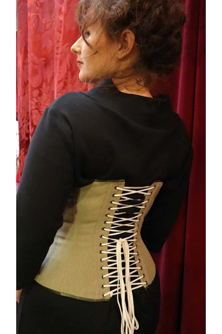 Cincher Corset - Sage Coutil