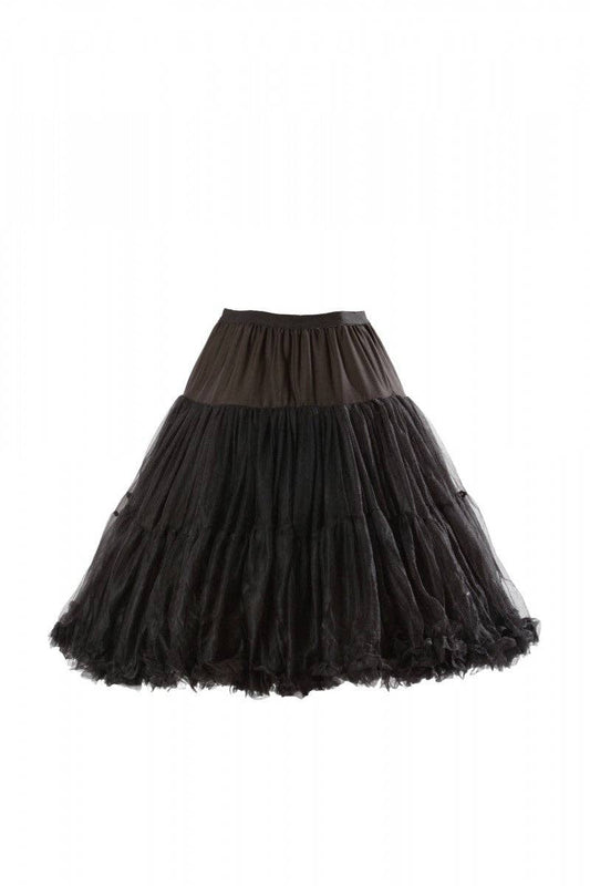 Crinoline Skirt: Black / M / L