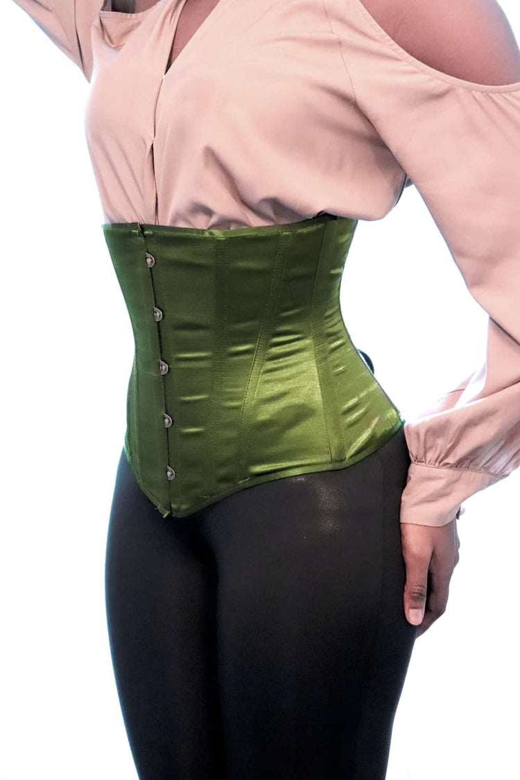 Cincher Satin JADE Green (5)