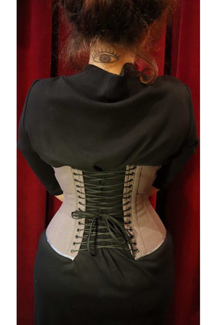 Cincher Corset - Earl Grey Coutil