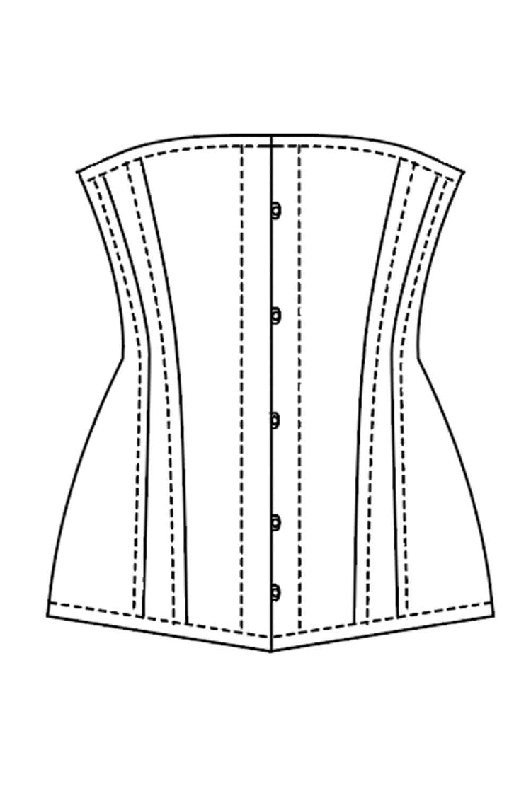 Cincher Corset - Earl Grey Coutil