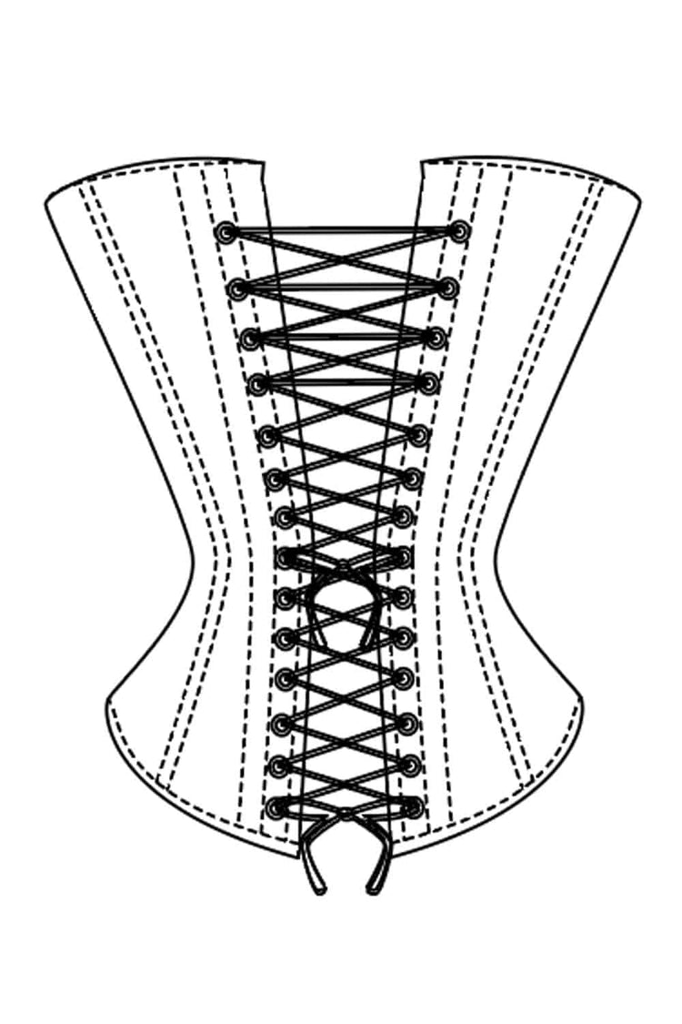 Juliet Corset - Buttercream Coutil