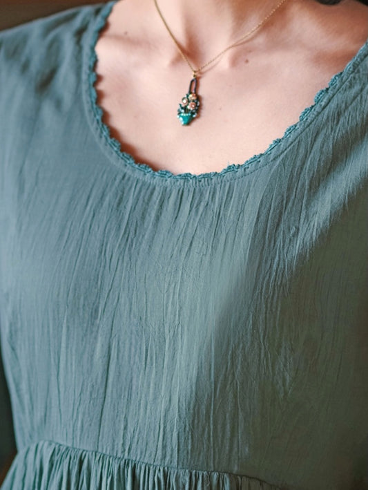 Bronte Dress - soft teal