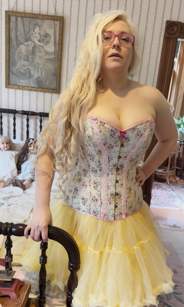 Eynede Corset - Missy Floral Cotton