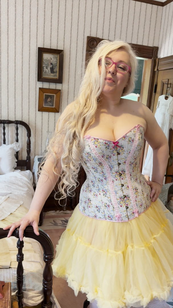 Eynede Corset - Missy Floral Cotton