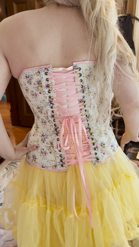 Eynede Corset - Missy Floral Cotton