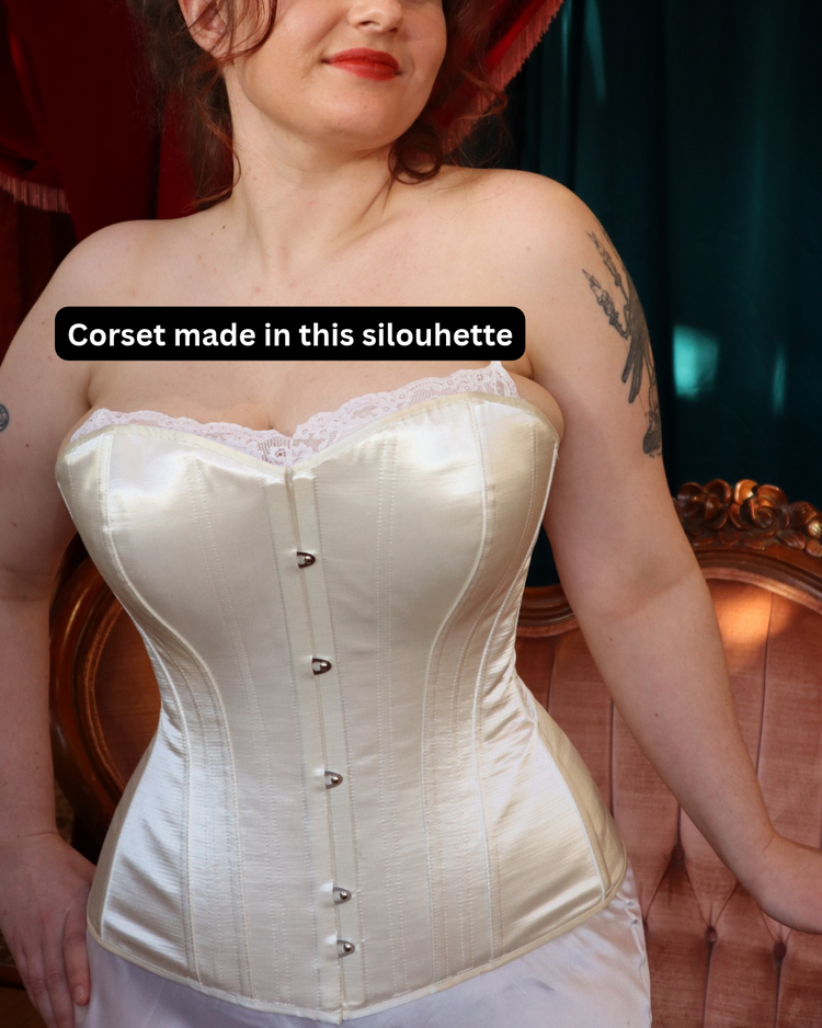 Eynede Corset - Ivory Cotton Sateen