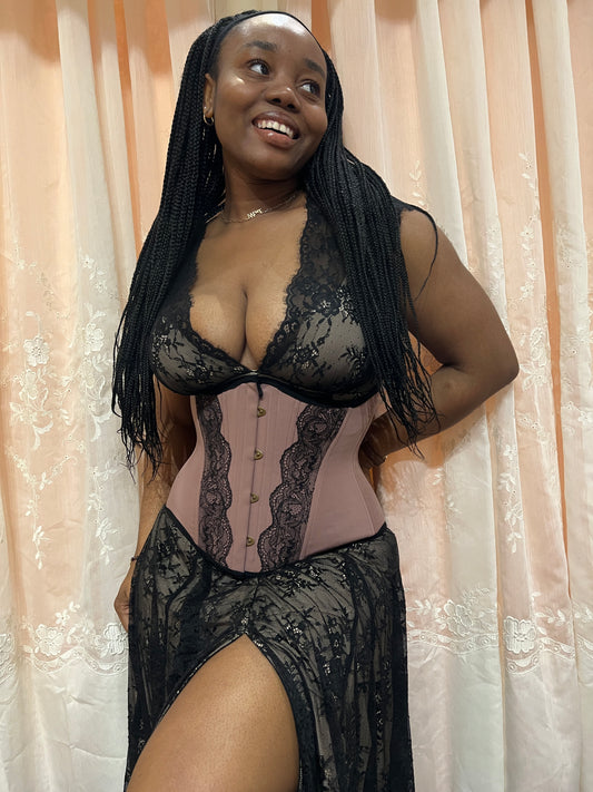 Myrtle Girdle Corset - Nutmeg