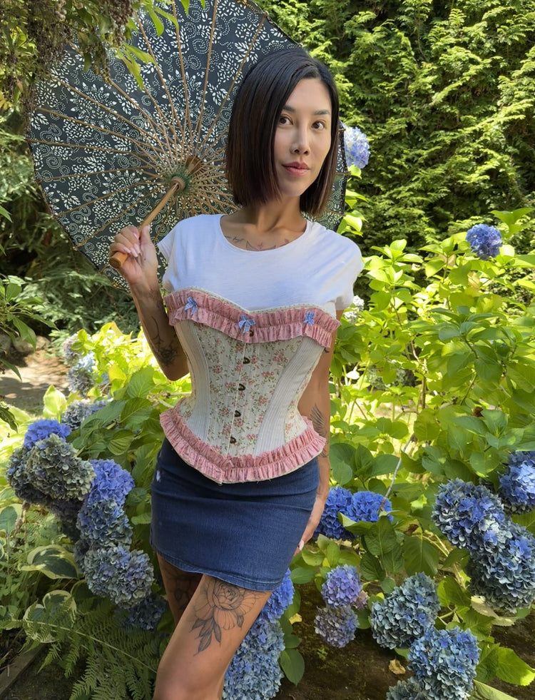 Primrose and Pinstripes - Adora Corset