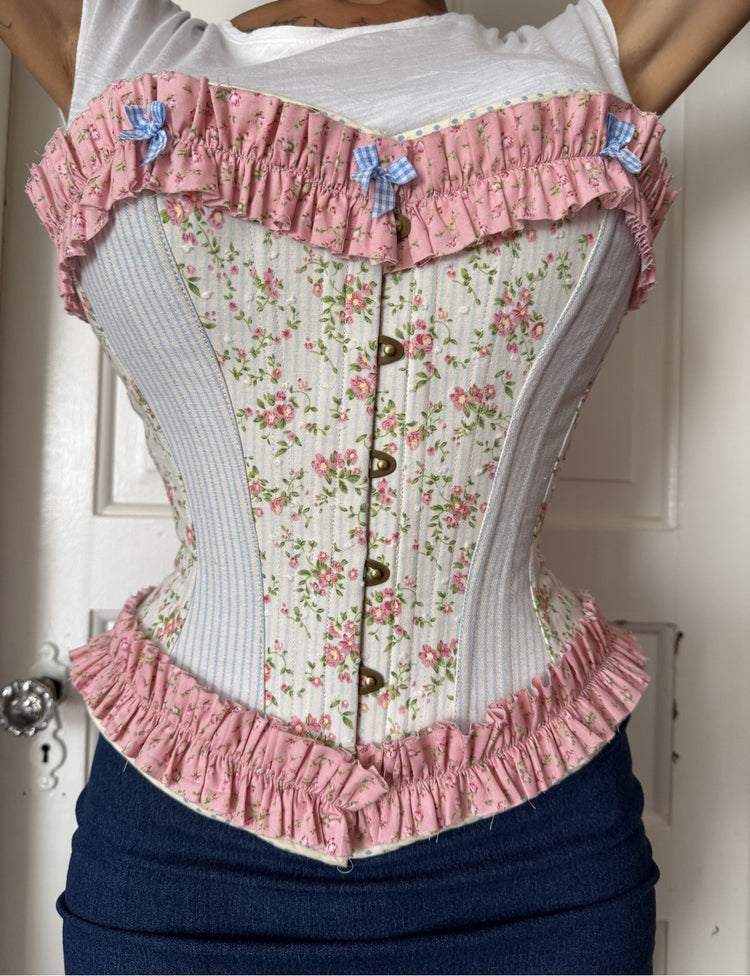 Primrose and Pinstripes - Adora Corset