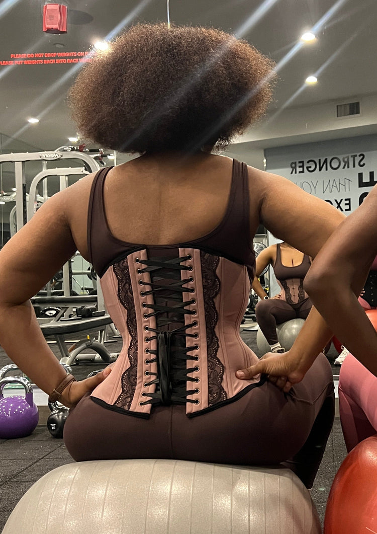 myrtle girdle corset nutmeg girls in the gym