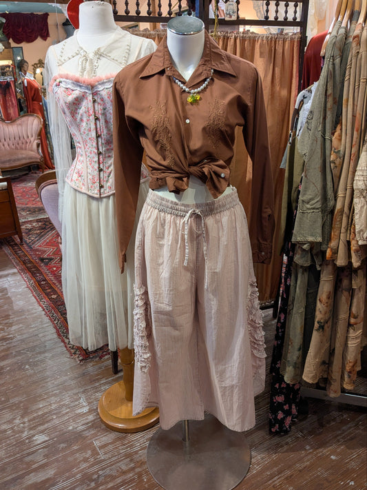 Paper Lace: Pink Stripe Pants