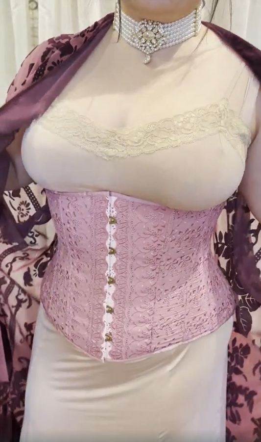 Cincher Corset - Violette de Parma Eyelet