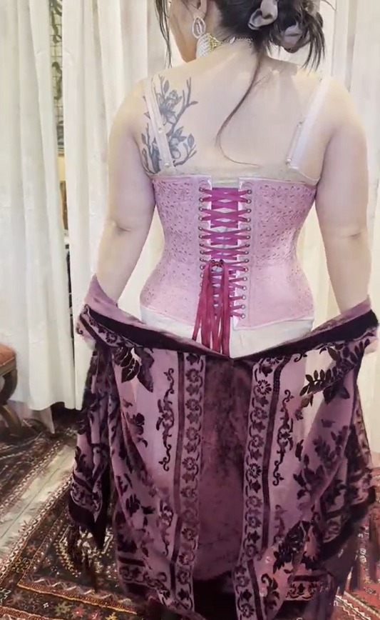 Cincher Corset - Violette de Parma Eyelet