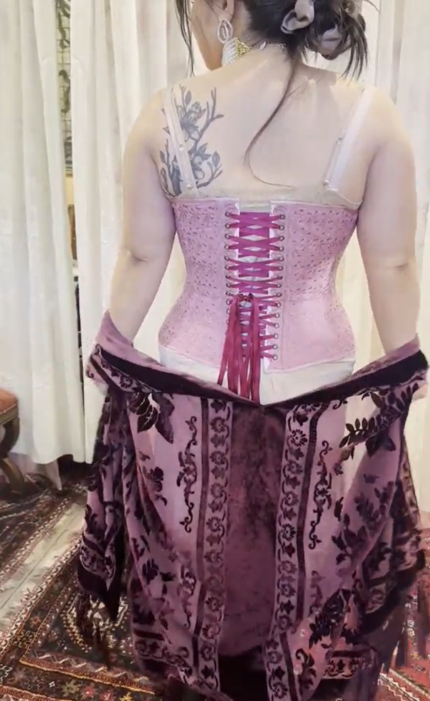 Cincher Corset - Violette de Parma Eyelet