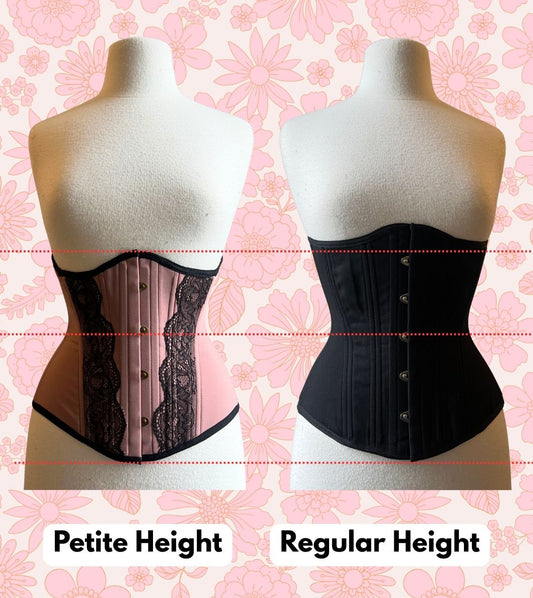 Myrtle Girdle Corset Petite - Black