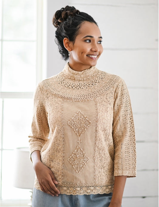 Victoria Blouse - Antique Ivory